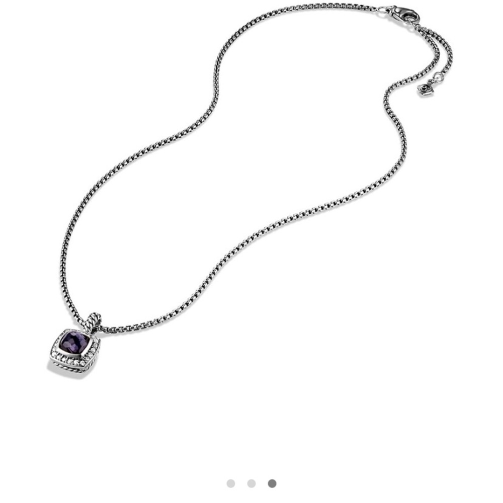 DAVID YURMAN PETITE ALBION NKLCE BLACK ORCHID